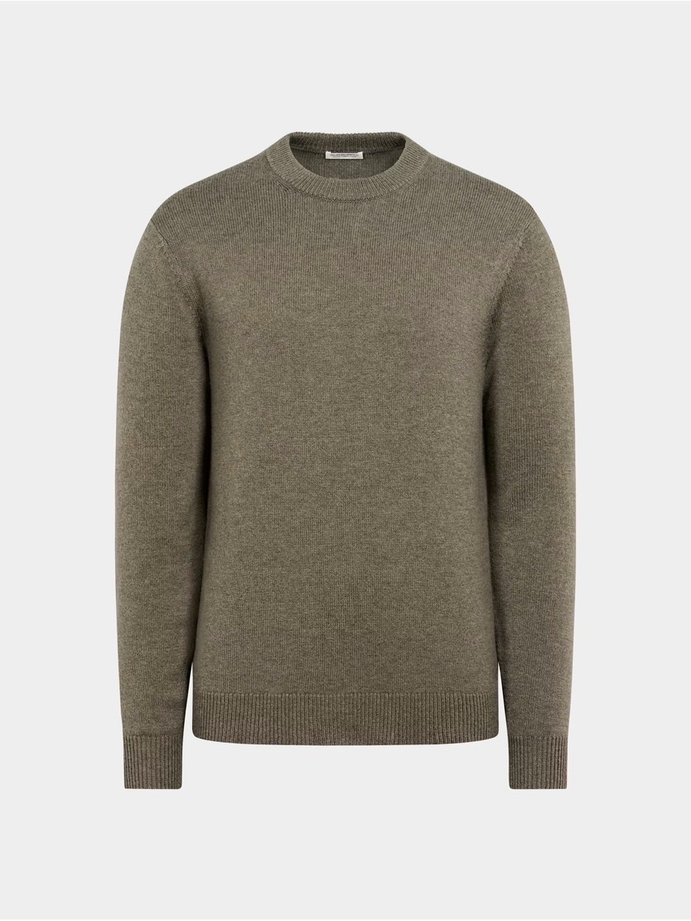 Suitsupply - Men's Crew Neck Sweater, Dark Green